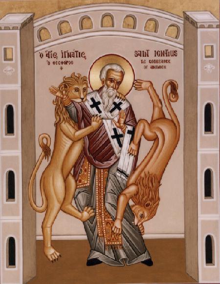Szent Ignácot ábrázoló ikon